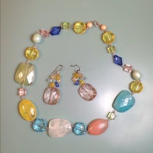 Handmade Earring & Necklace Set - Free w/ Bundle!